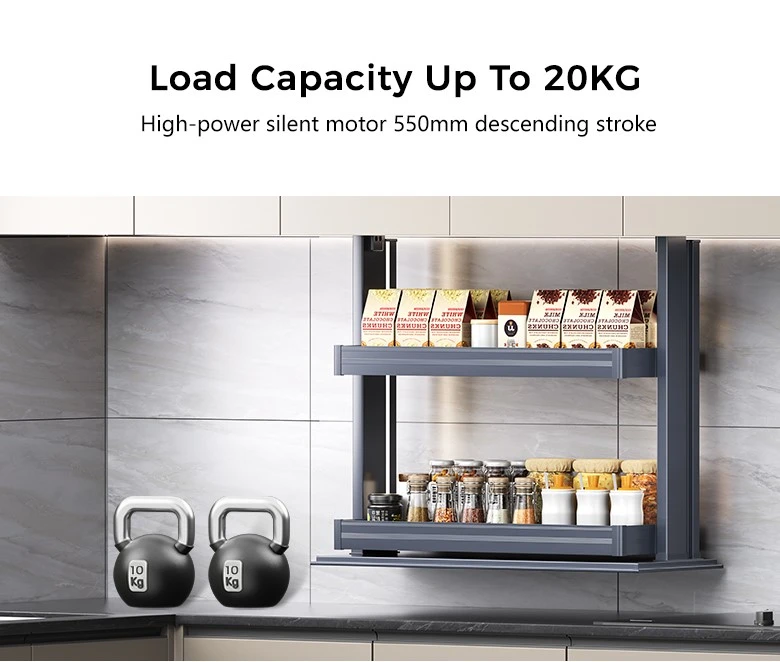 Electric lifting spice rack Electric lifting spice rack