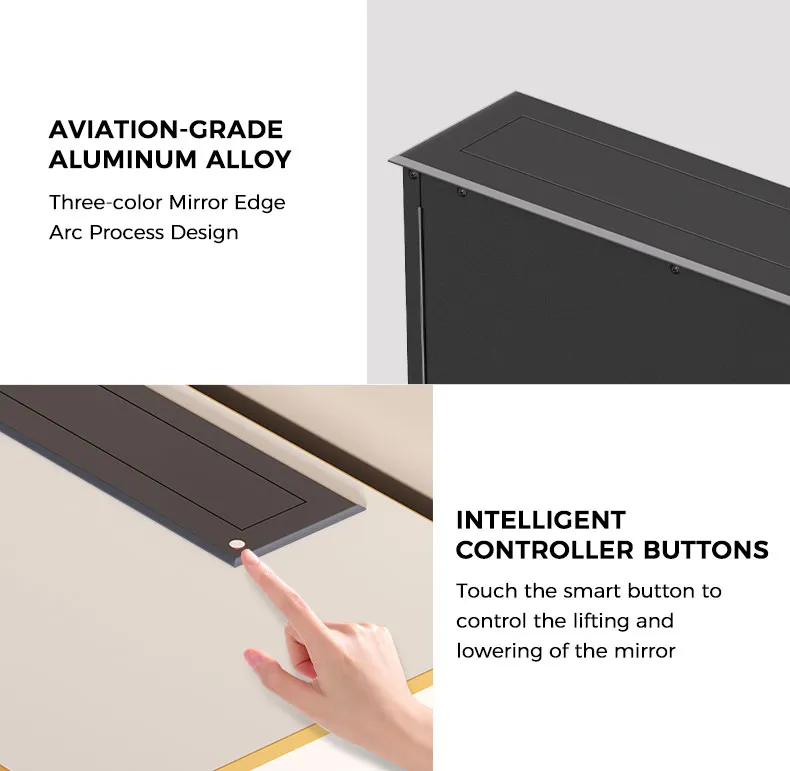 Electric lifting mirror Electric lifting mirror