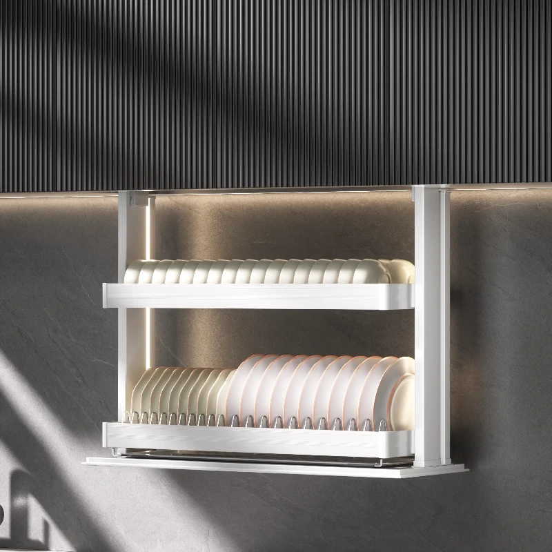 kitchen-wall-cabinet-white-lifting-plate-rack-scene kitchen-wall-cabinet-white-lifting-plate-rack-scene